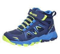 Lico Garçon Unisex Kinder Allen High Vs Bottes de Trekking, Bleu Marine/Citron, 30 EU