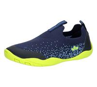 Lico Garçon Unisex Kinder Aride Stretch Chaussures Pieds Nus, Bleu Marine/Citron, 30 EU