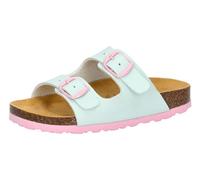 Lico Garçon Unisex Kinder Bioline Kids 2-schnaller Mules, Turquoise Rose, 28 EU