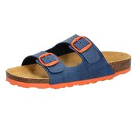 Lico Garçon Unisex Kinder Bioline Kids Mules, Bleu/Orange, 29 EU