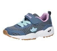 Lico Garçon Unisex Kinder Bronte Vs Chaussures de Sport en Salle, Gris, Violet, Turquoise, 30 EU