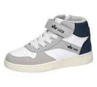 Lico Garçon Unisex Kinder Chad Vs High Basket, Blanc, Gris, Bleu Marine, 29 EU