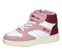 Lico Garçon Unisex Kinder Chad Vs High Basket, Blanc, Rose, Bordeaux, 30 EU