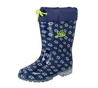 Lico Garçon Unisex Kinder Power Blinky Bottes & Bottines de Pluie, Bleu (Marine/Weiß/Lemon Marine/Weiß/Lemon), 26 EU