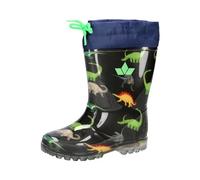 Lico Garçon Unisex Kinder Powerlight W Blinky Botte de Pluie, Bleu Marine, Orange, Vert, 22 EU
