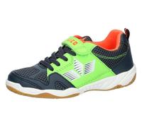 Lico Garçon Unisex Kinder Vs Chaussures de Sport en Salle, Bleu Marine Citron, 27 EU