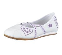 LICO Gina 450006, Ballerines Fille - Blanc - Weiss (Weiss-Lila), 29 EU