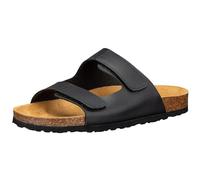 Lico Homme Bioline Man Hausschuhe, Schwarz Velcro, 48 EU
