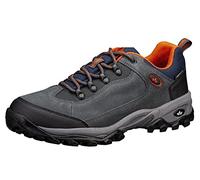 Lico Homme Milan Low Chaussure de Course Tout Terrain, Anthacite/Orange, 46 EU