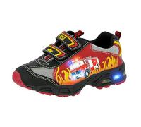 Lico Hot V Blinky, Sneakers basses garçon - Multicolore (ROT/SCHWARZ/GELB), 35