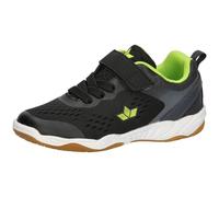 Lico Key VS Baskets d'intérieur, Schwarz/Anthrazit/Lemon, 32 EU
