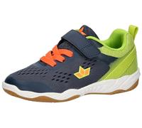 Lico Key Vs Chaussures de Sport en Salle, Bleu Marine Citron Orange, 34 EU