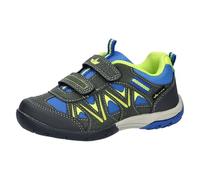 Lico Kolibri V H, Baskets Unisexe-Enfants, Anthracite, Vert, Bleu, 28 EU