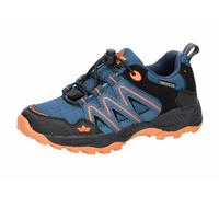 Lico Leander Chaussures de Trekking Unisexes pour Enfant Bleu pétrole/Noir/Orange Taille 26 EU, Bleu pétrole, Noir et Orange, 26 EU