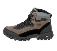 Lico Milan, Chaussures de Randonnée Hautes Homme, Noir (Schwarz/Grau/Rot Schwarz/Grau/Rot), 45 EU