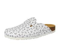Lico Mixte Bioline Clog Print, Blanc Blanc Gris, 39 EU