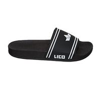 Lico Mixte Coast Chaussures de Plage Piscine, Noir Schwarz Weiss 009, 41 EU