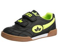 Lico Mixte enfant Bernie V Chaussures Multisport Indoor, Noir Schwarz Lemon Schwarz Lemon, 33 EU