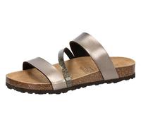 Lico Mules Bioline Glitter pour femme, marron, 38 EU
