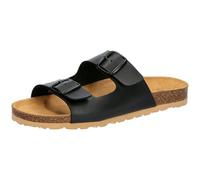 Lico Homme Bioline Man Pantoletten, Schwarz Helle Sohle, 37 EU