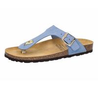 Lico Mules Bioline Trend en cuir pour femme, bleu, 36 EU
