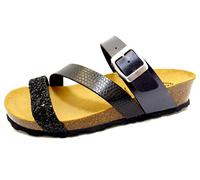 Lico Natural Glitter, Mules Femme, Noir (Schwarz Schwarz), 42 EU