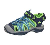 Lico Sandales Baldwin Vs unisexes pour enfant, Bleu marine citron, 37 EU