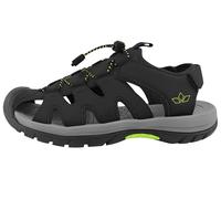Lico Sandales Unisexes Bornéo, Noir/Citron, 44 EU, Noir Citron., 44 EU