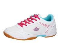 Lico Speed Indoor Chaussures de Gymnastique d'intérieur pour Femme Blanc/Rose/Turquoise Taille 38 EU, Blanc, Rose, Turquoise, 38 EU