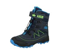 Lico Sundsvall Vs, Botte de neige mixte enfant, marine/blau/lemon, 36 EU