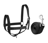 Licol de mollet - Licol de mollet et corde de plomb | Robuste réglable en nylon Équipement d'entraînement pour le bétail pour la manipulation d'animaux de petite race, chèvre, agneau, mouton, poulain