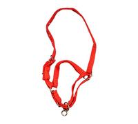 Licol d'entraînement en Corde pour Chevaux, Halti Équitation Rouge Robuste, Équipement Polyvalent pour Poney et Shetland- M