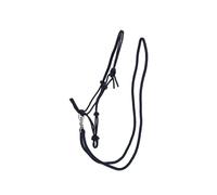 Licol en corde avec rênes pour cheval QHP Bleu Poney