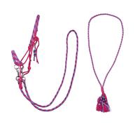 Licol en corde QHP Combi Liberty Rose Poney