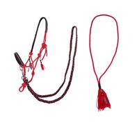 Licol en corde QHP Combi Liberty Rouge Shetland