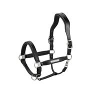 Licol en cuir pour cheval Eskadron Stallion Noir Full