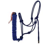 Licol éthologique et longe pour cheval Norton Duo Bleu Full