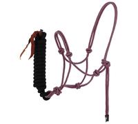 Licol éthologique et longe pour cheval Norton Duo Rose Full