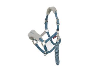 Licol Fourrure pour cheval LeMieux Vogue Bleu Poney