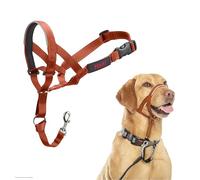 Licol HALTI - pour Que Votre Chien arrête de Tirer sur sa Laisse, Partie entièrement matelassée sur Le museau, Colliers Anti-Traction pour Chiens de Taille Moyenne (Taille 3, Orange Brûlé)