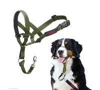 Licol HALTI - pour Que Votre Chien arrête de Tirer sur sa Laisse, Facile à Enfiler, Partie entièrement matelassée sur Le museau, Colliers Anti-Traction pour Grands Chiens (Taille 4, Vert Forêt)