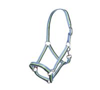 Licol nylon pour cheval HKM Budapest Bleu Poney