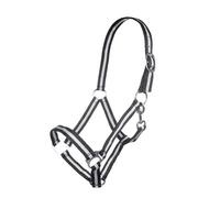 Licol nylon pour cheval HKM Budapest Noir Poney