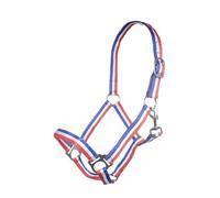 HKM Budapest Licol Rouge/Blanc/Bleu pour Pur-Sang
