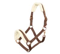 Licol pour cheval avec fausse fourrure Imperial Riding Classic Fur Marron Foal