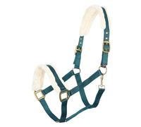 Licol pour cheval avec fausse fourrure Imperial Riding Classic Fur Vert Foal