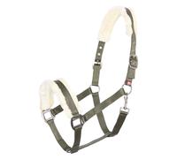 Licol pour cheval avec fausse fourrure Imperial Riding Classic Fur Vert Foal