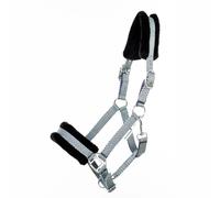 Licol pour cheval avec fausse fourrure Kavalkade Gretchen Bleu Cob