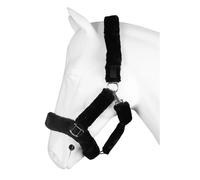 Licol pour cheval avec fourrure protection HORKA Noir Mini Shetland