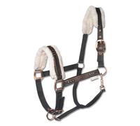 Licol pour cheval avec fourrure Waldhausen Elegant Noir Full